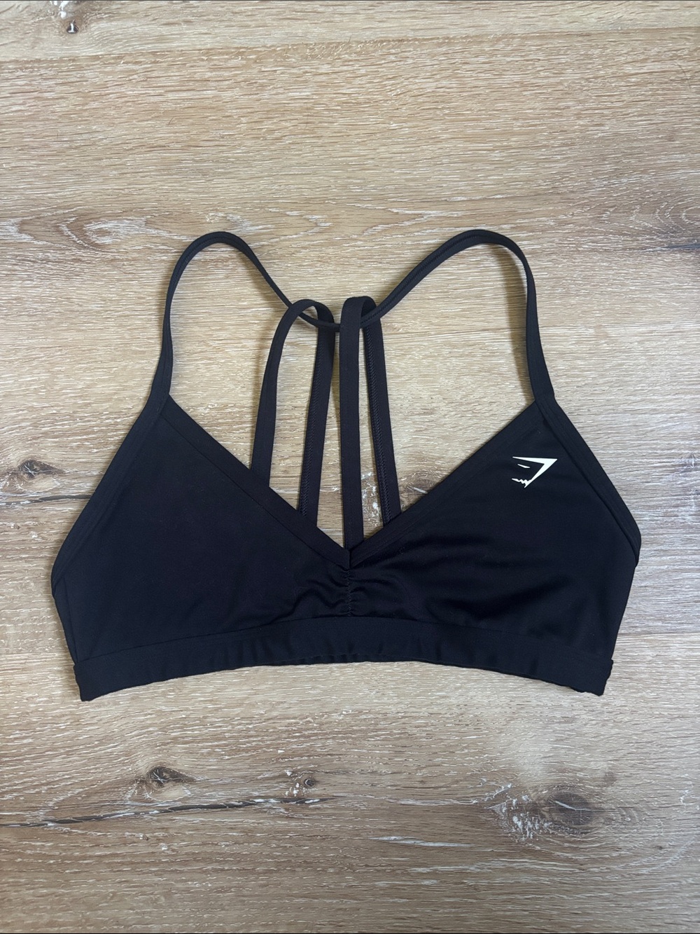 Gymshark Minimal Halterneck Sports Bra Black